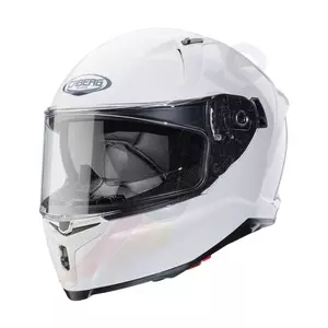 Capacete integral de motociclista Caberg Avalon branco brilhante XL-1