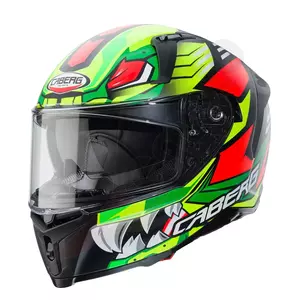 Caberg Avalon Giga capacete integral de motociclista preto mate/vermelho/amarelo fluo L - C2QC00J9/L
