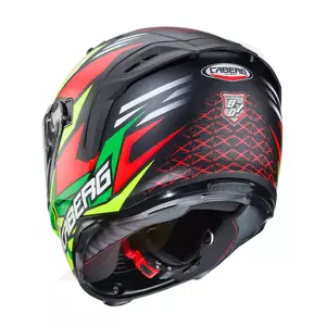 Caberg Avalon Giga capacete integral de motociclista preto mate/vermelho/amarelo fluo L-3
