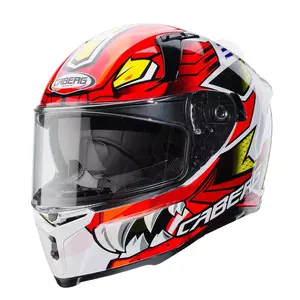 Caberg Avalon Giga capacete integral de motociclista branco/vermelho/amarelo XS-1