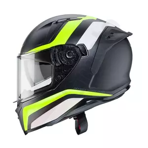 Caberg Avalon Blast capacete integral de motociclista preto mate/branco/amarelo fluo XS-2