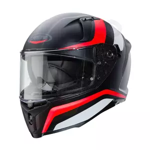 Caberg Avalon Blast capacete integral de motociclista preto mate/branco/vermelho fluo XL-1