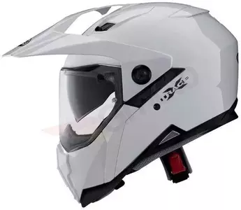 Caberg Xtrace enduro motorcykelhjelm hvid glans XL-2