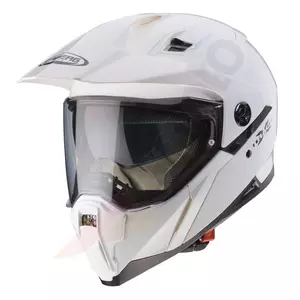 Caberg Xtrace enduro motocikla ķivere balta spīdīga M - C2MA01A1/M