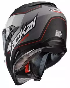 Caberg Jackal Imola casco moto integrale nero/grigio/bianco opaco M-3