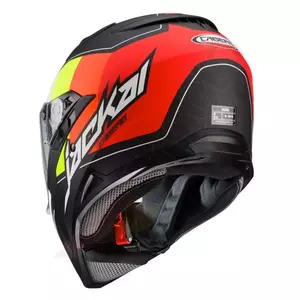 Caberg Jackal Imola casco moto integrale nero opaco/multifluo/bianco M-3