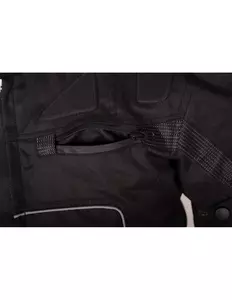 L&J Rypard Wolko giacca da moto in tessuto nero 5XL-4
