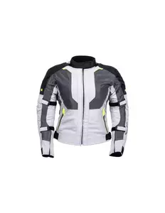 L&J Rypard Vertex Lady ceniza/gris chaqueta de moto textil M-4