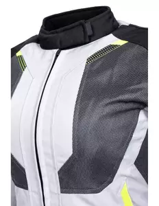 Veste moto textile pour femme L&J Rypard Vertex Lady cendre/gris 2XL-5