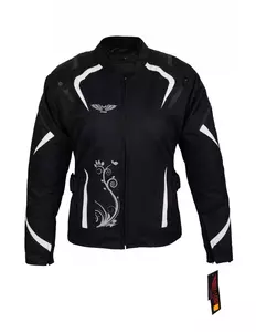 L&J Rypard Juli Lady motorcykeljakke i tekstil til kvinder, sort XS-2