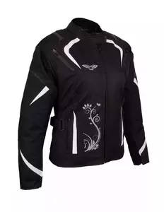 L&amp;J Rypard Juli Lady ženska motoristička jakna od tekstila, crna, XS-3