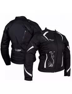 L&amp;J Rypard Juli Lady ženska motoristička jakna od tekstila, crna 2XL-1