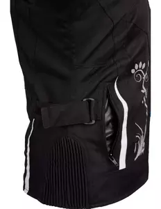 L&J Rypard Juli Lady jachetă de motocicletă din material textil pentru femei, negru 3XL-5