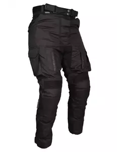 Calças de motociclismo têxteis para mulher L&J Rypard Traveler Lady preto 2XL