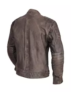 L&J Rypard Retro chaqueta de moto de cuero marrón S-2
