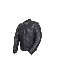 L&J Rypard Avatar chaqueta de moto de cuero negro XS-2