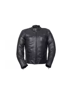 L&J Rypard Avatar kožená bunda na motorku čierna XS-3