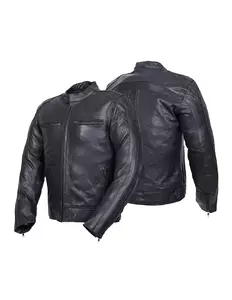 L&J Rypard Avatar chaqueta de moto de cuero negro S
