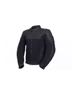 L&J Rypard Hardy giacca da moto in pelle/tessuto nero S-2