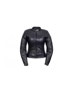 L&J Rypard Rawgirl chaqueta de moto de cuero para mujer negro XS-4