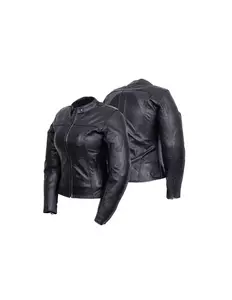 L&J Rypard Rawgirl motorcykeljakke i læder til kvinder sort XL-1
