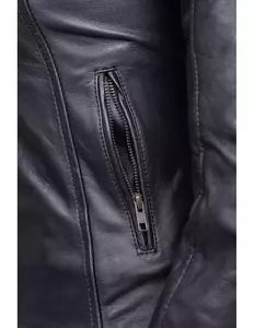 L&J Rypard Rawgirl dámská kožená bunda na motorku černá XL-6