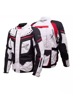 L&amp;J Rypard E-Pro tekstilna motoristička jakna, pepeljasto/crna, XS-1