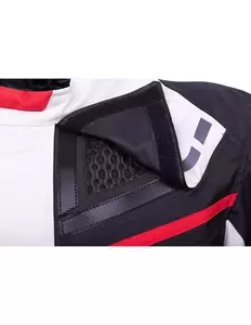 L&J Rypard E-Pro giacca da moto in tessuto cenere/nero XS-8