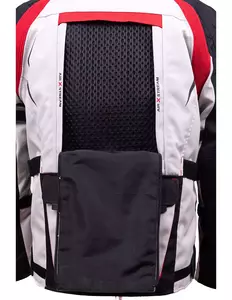 L&J Rypard E-Pro textilná bunda na motorku popol/čierna M-6