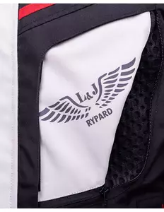 Jachetă de motocicletă L&J Rypard E-Pro din material textil cenușă/negru 6XL-7