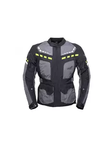 L&J Rypard E-Pro sivo-črna tekstilna motoristična jakna M-2