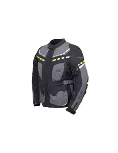 Jachetă de motocicletă L&J Rypard E-Pro gri/negru din material textil 3XL-4