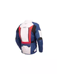 L&J Rypard Cruiser cenușiu/albastru, jachetă de motocicletă din material textil, L-3