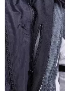 L&J Rypard Vertex pepelnato/siva tekstilna motoristična jakna S-9