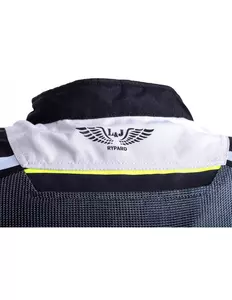 Jachetă de motocicletă L&J Rypard Vertex cenușie/gri din material textil, 5XL-6