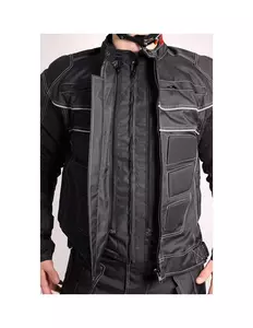 L&J Rypard Pro Biker chaqueta de moto textil negro S-3