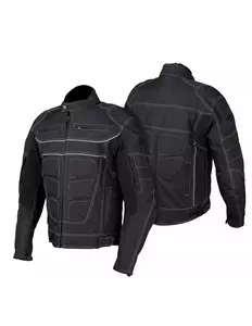 L&J Rypard Pro Biker chaqueta de moto textil negro M-1