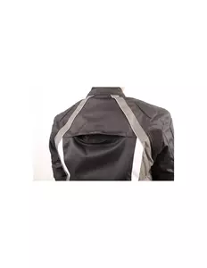 L&J Rypard Bogger čierna/sivá textilná bunda na motorku S-4