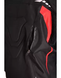 L&J Rypard Falcon schwarz/rote Textil-Motorradjacke M-4