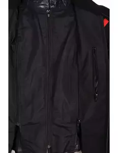 L&J Rypard Falcon negru/roșu jachetă de motocicletă din material textil M-6