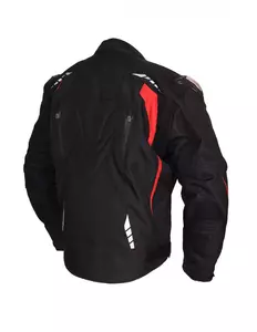 L&J Rypard Falcon negru/roșu jachetă de motocicletă din material textil 3XL-3