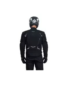 L&J Rypard Falcon textilná bunda na motorku čierna L-3