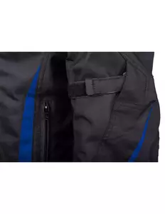 L&J Rypard Falcon chaqueta de moto textil negro/azul S-7