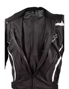 L&J Rypard Viper tekstilinė motociklininko striukė juoda 2XL-4
