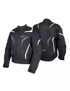 L&amp;J Rypard Viper tekstilna motoristička jakna, crna 3XL-1