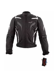 L&J Rypard Viper giacca da moto in tessuto nero 6XL-2