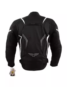 L&J Rypard Viper tekstilna motoristična jakna črna 6XL-3