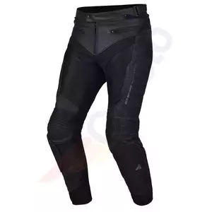 Shima Piston črne motoristične hlače iz tekstila in usnja 50-1