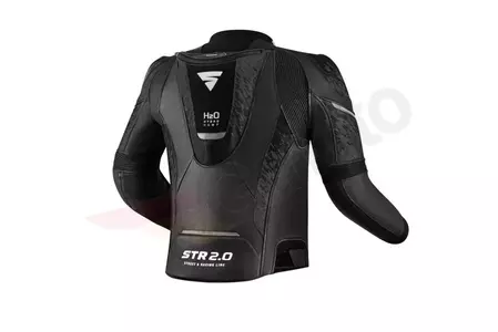 Shima STR 2.0 bőr motoros dzseki fekete 52-2