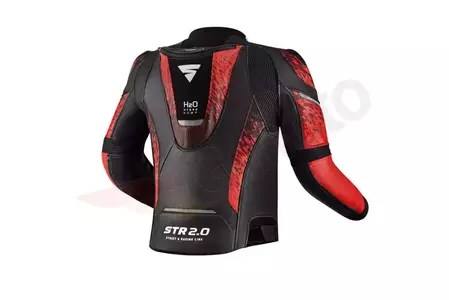 Shima STR 2.0 chaqueta de moto de cuero rojo 46-2